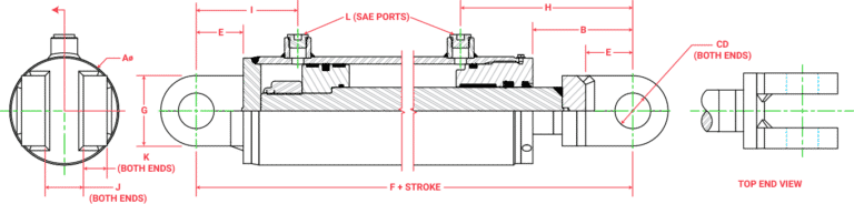 800 Series Cylinders - Aggressive Hydraulics